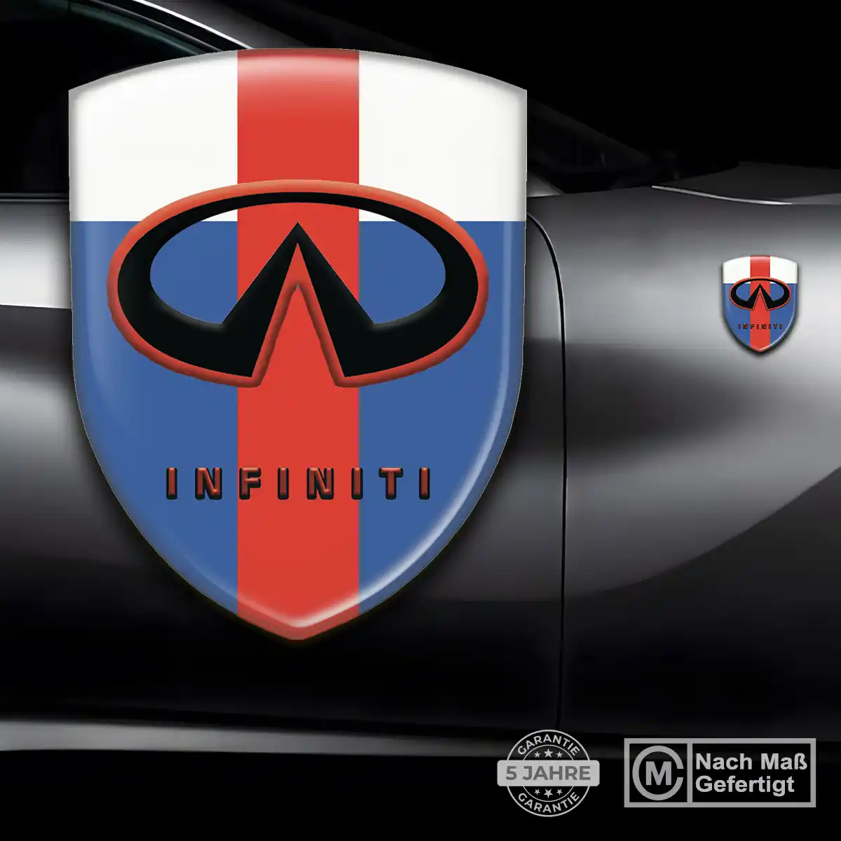 Infiniti Emblem Wappen Aufkleber Modernes Design