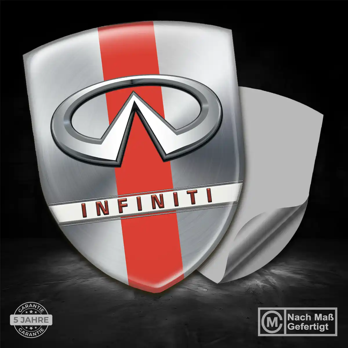 Infiniti Emblem Wappen Aufkleber Stilvolles Design