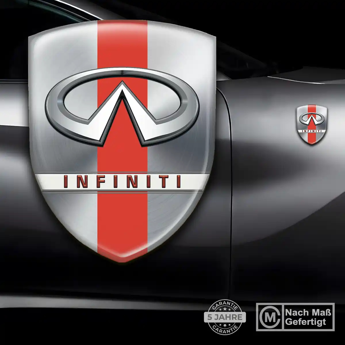 Infiniti Emblem Wappen Aufkleber Stilvolles Design