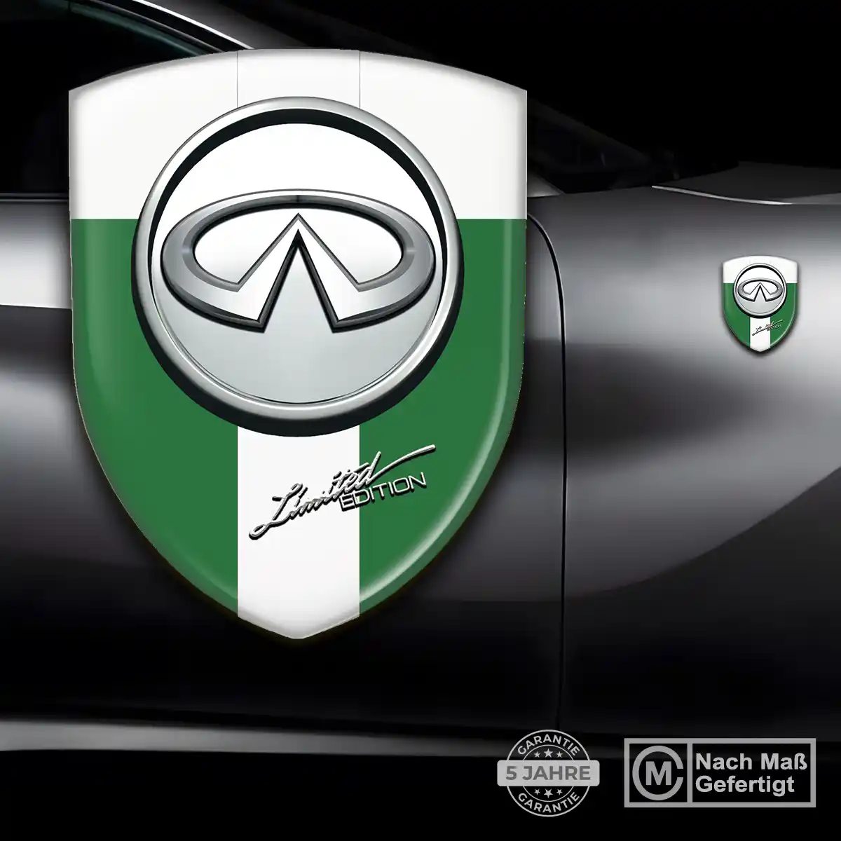 Infiniti Emblem Wappen Aufkleber Tuningfahrzeug