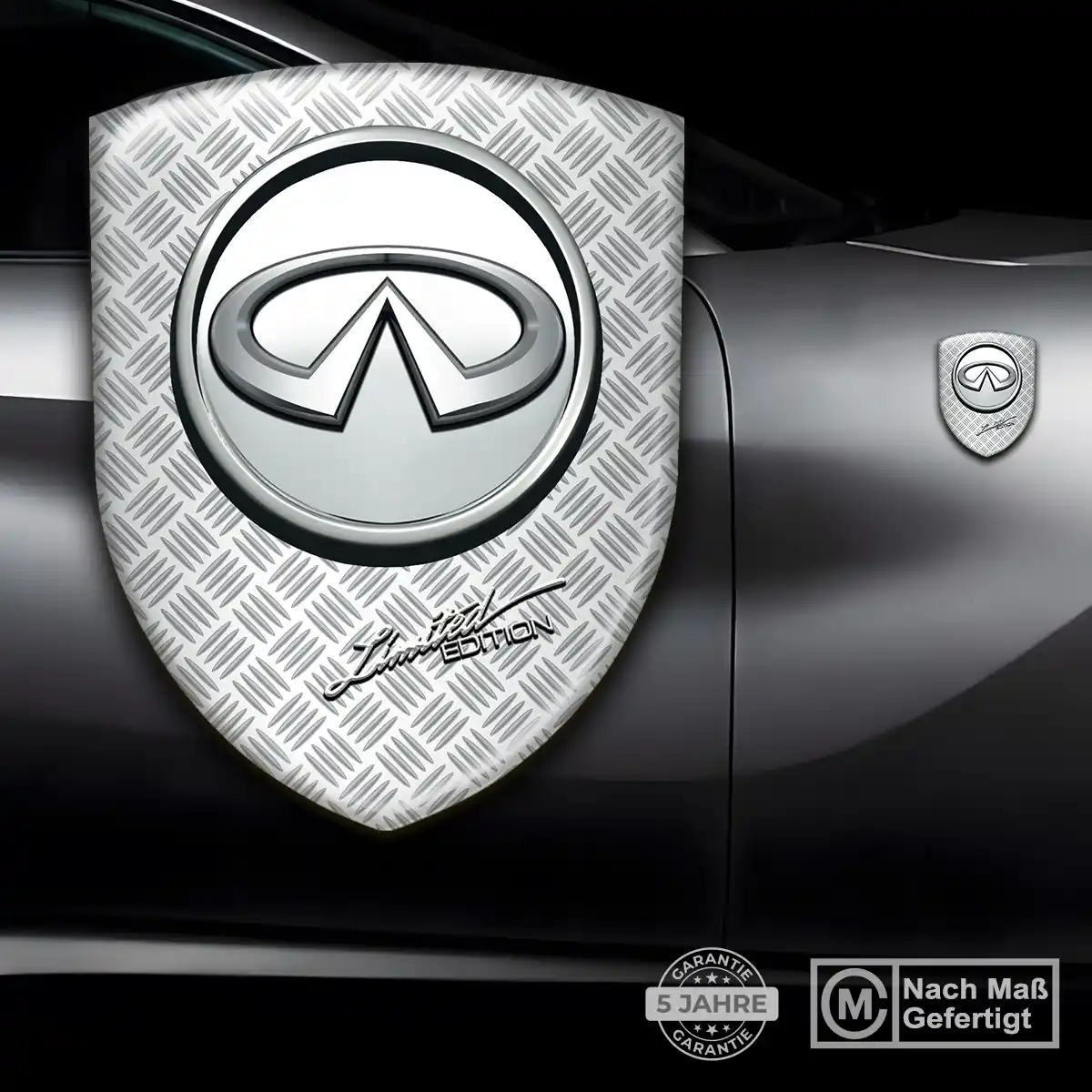 Infiniti Emblem Wappen Auto Ausdrucksstarkes Design