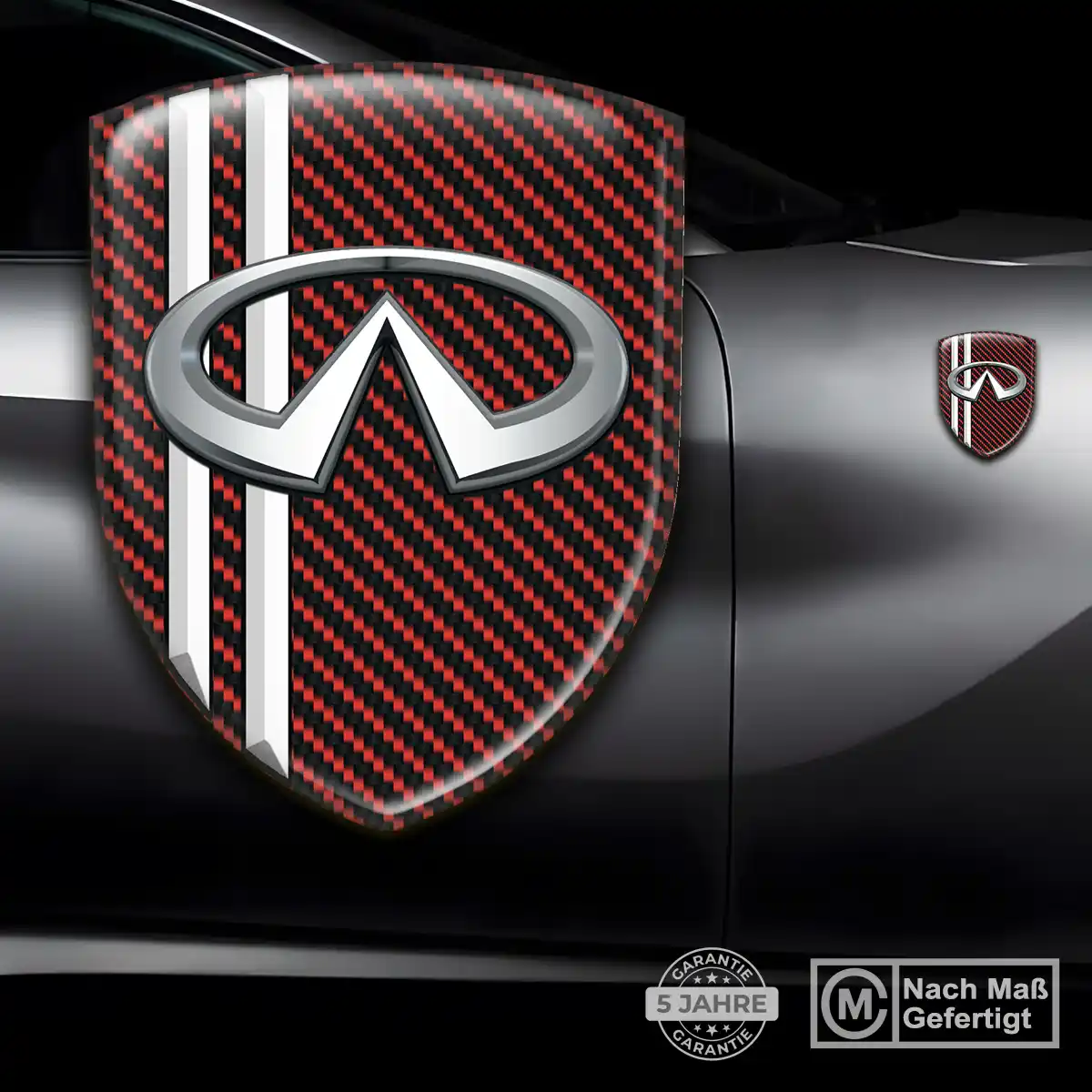 Infiniti Emblem Wappen Auto Hochwertiges Harz