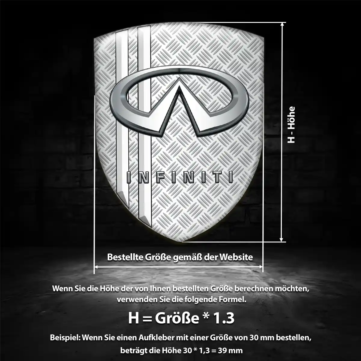 Infiniti Emblem Wappen Auto Luxus-Edition