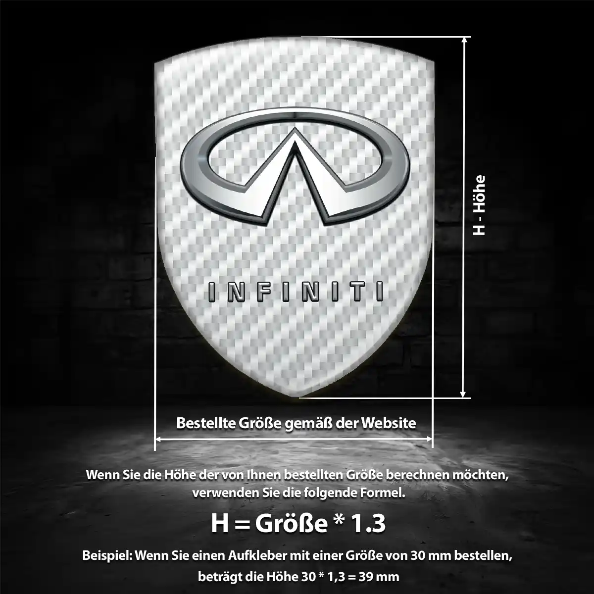 Infiniti Emblem Wappen Auto Markenedition