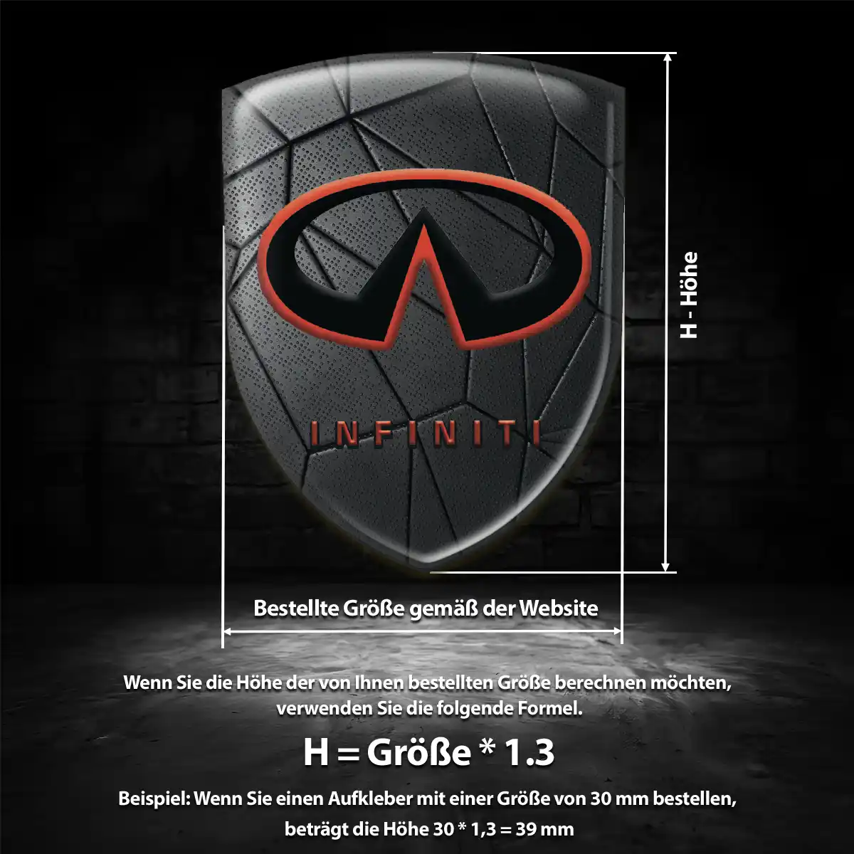 Infiniti Emblem Wappen Höchste Qualität