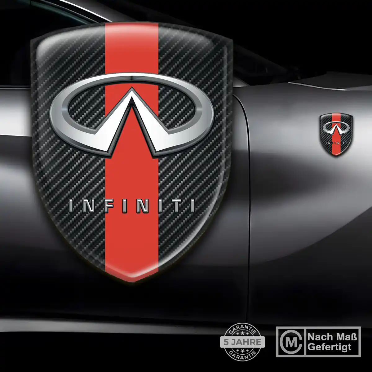 Infiniti Emblem Wappen Interieurdesign