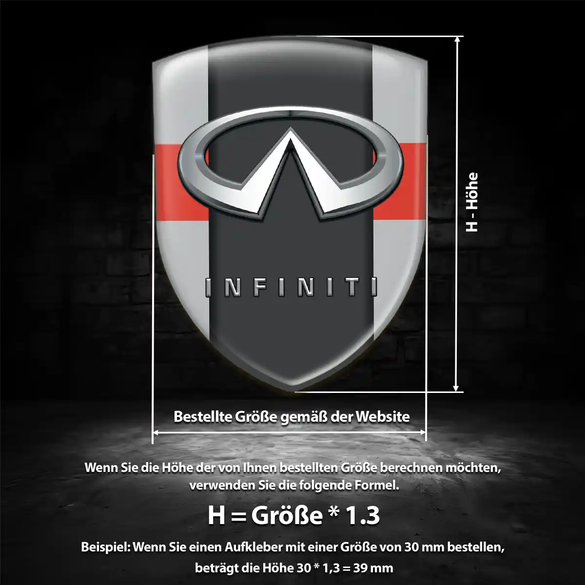 Infiniti Emblem Wappen Modernes Design