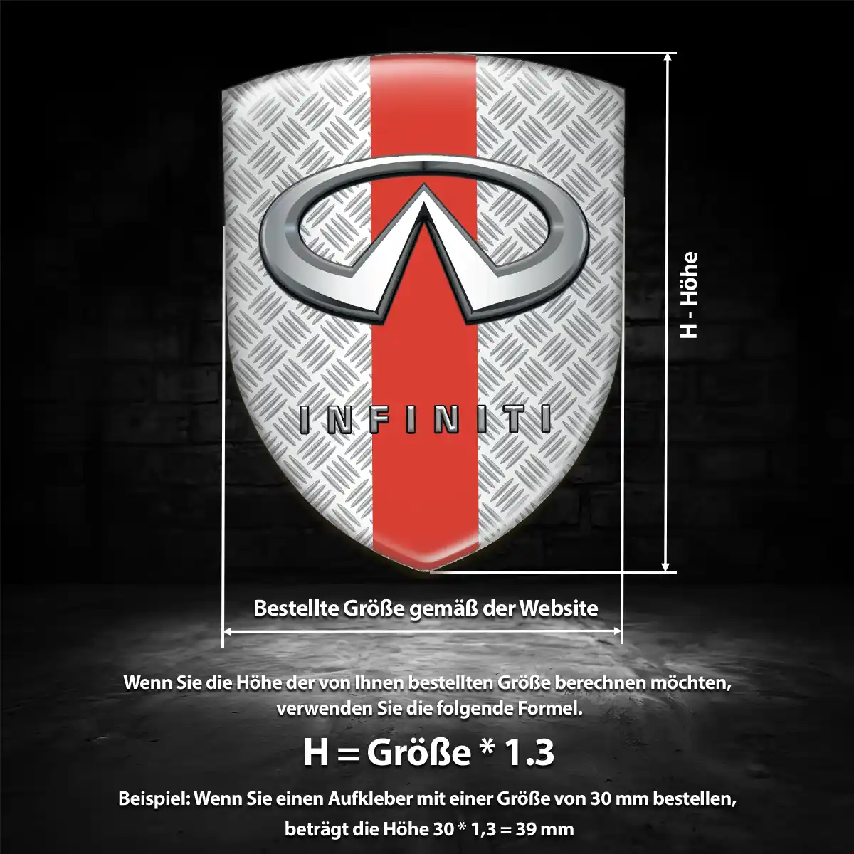 Infiniti Emblem Wappen Premiumqualität