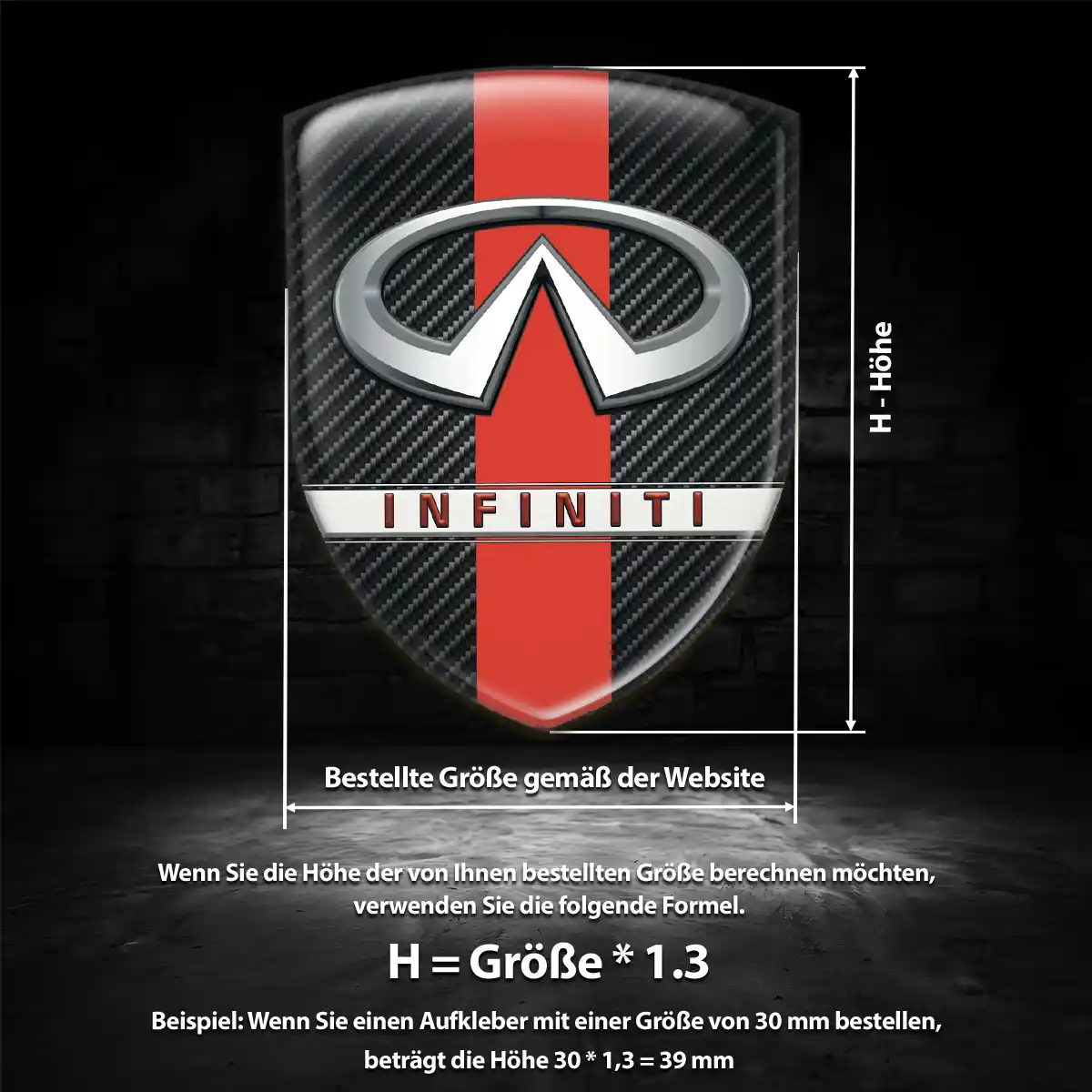 Infiniti Emblem Wappen Spitzenqualität