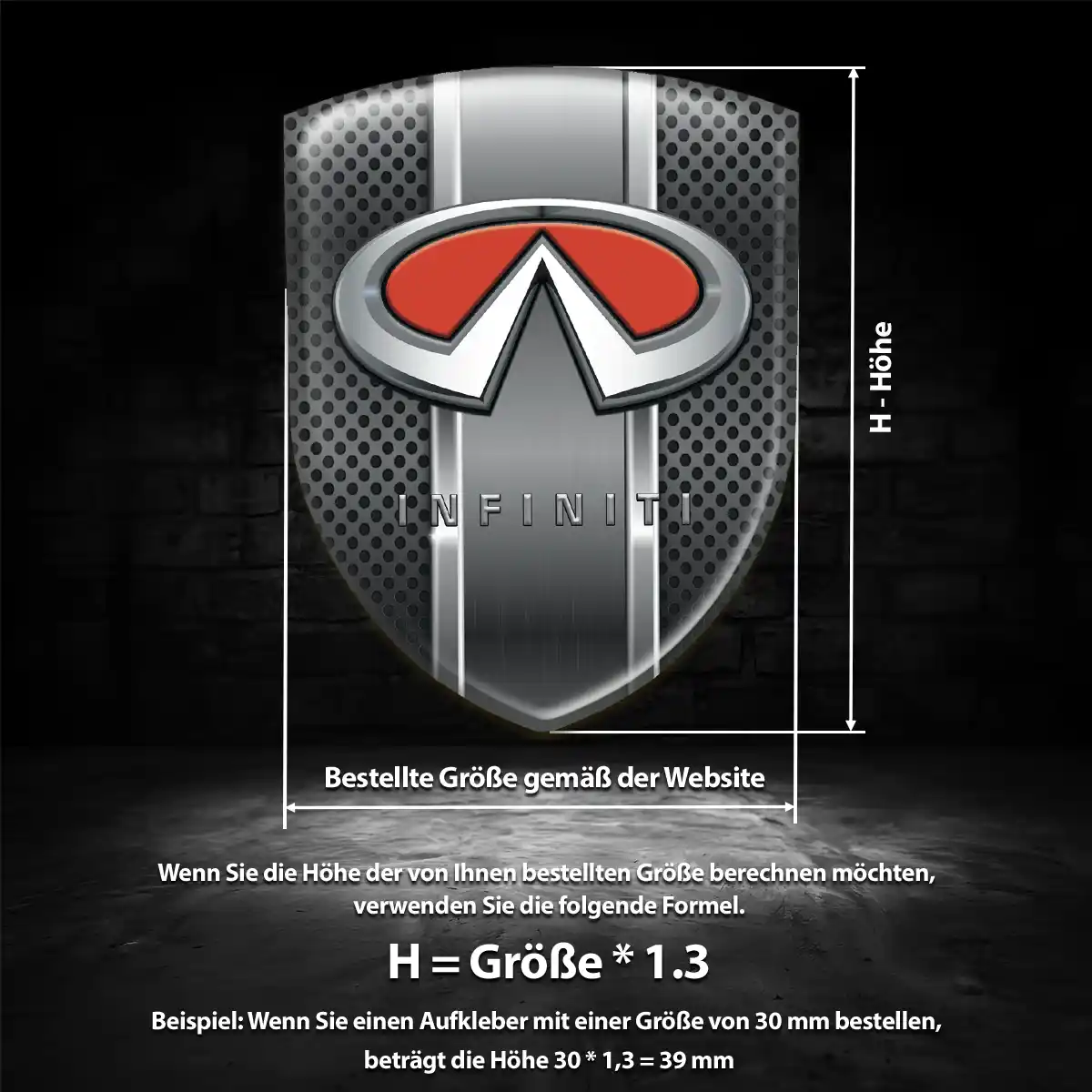 Infiniti Embleme Auto Ausdrucksstarkes Design