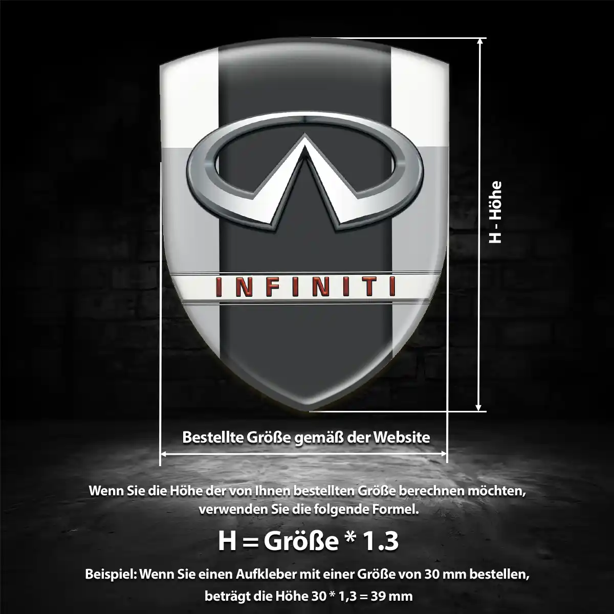Infiniti Embleme Auto Edles Design