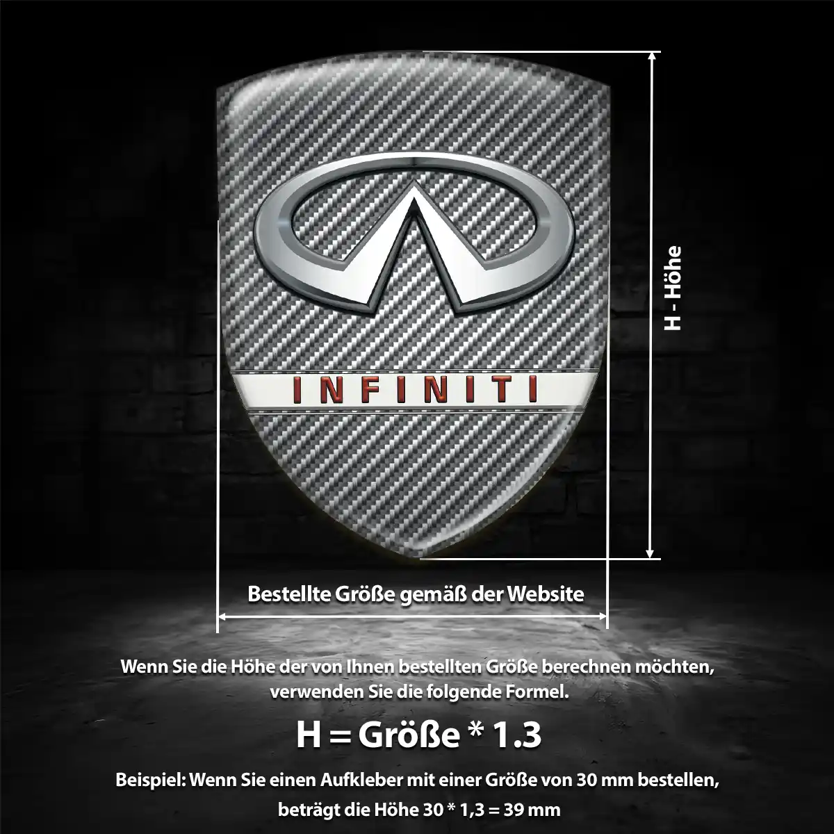 Infiniti Embleme Auto Höchste Qualität