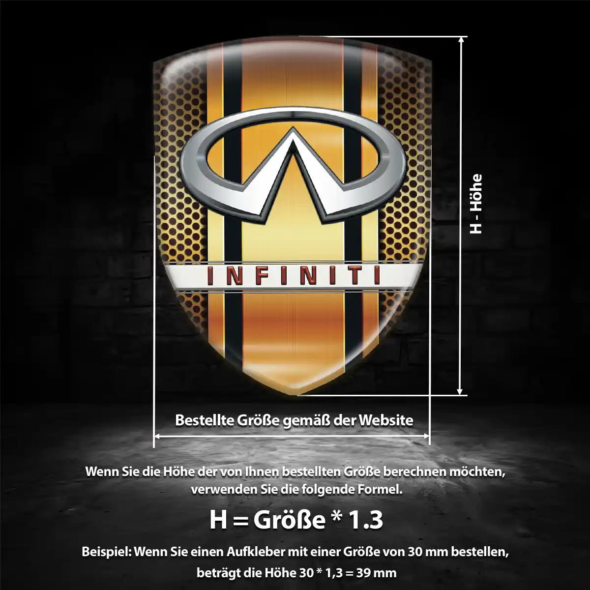 Infiniti Embleme Auto Luxus-Edition