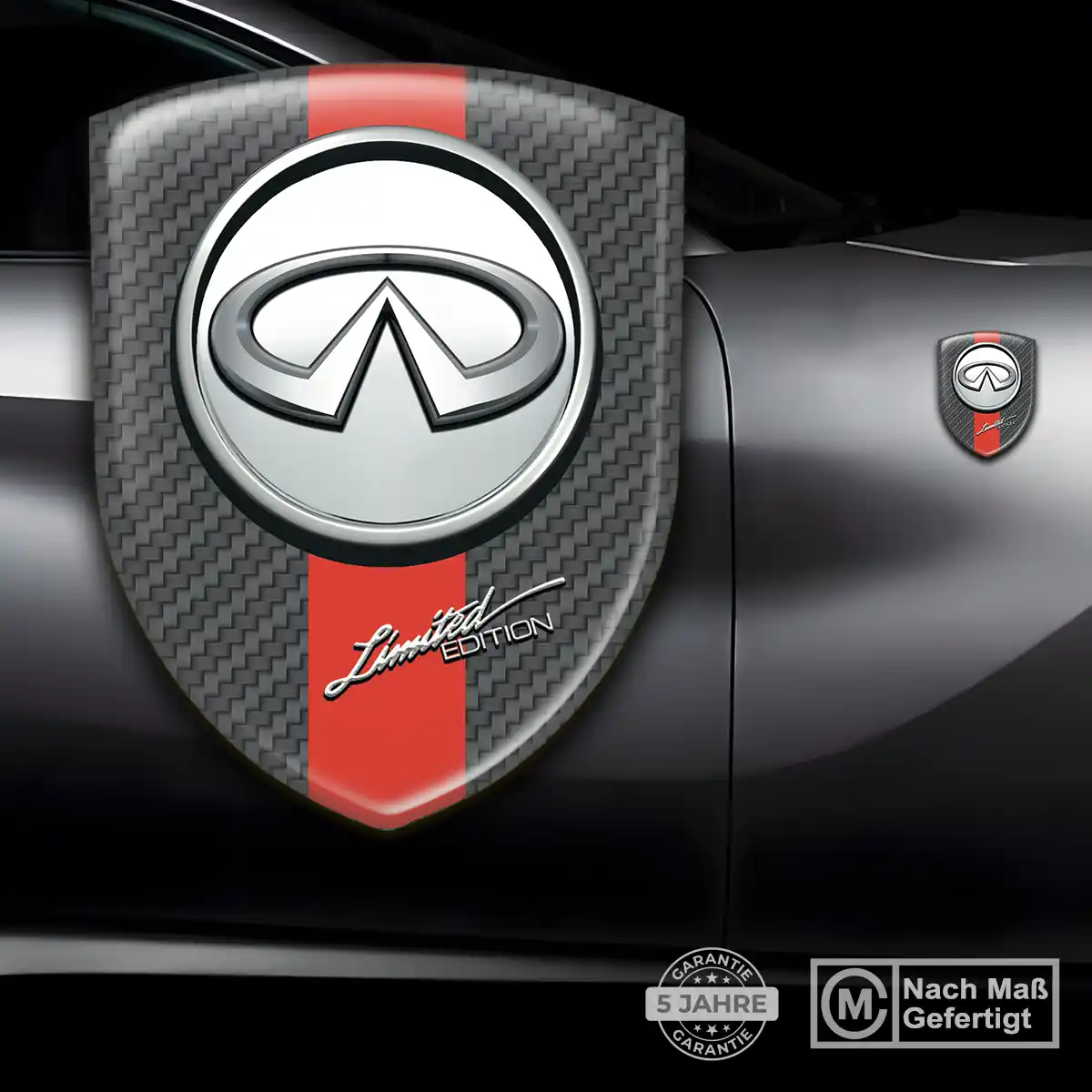 Infiniti Embleme Auto Stilvolles Design