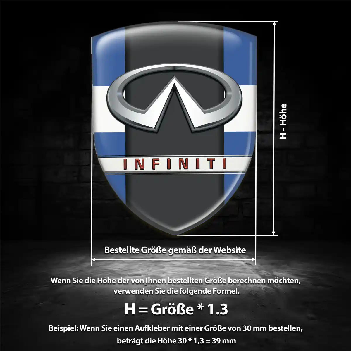 Infiniti Embleme Luxus-Edition