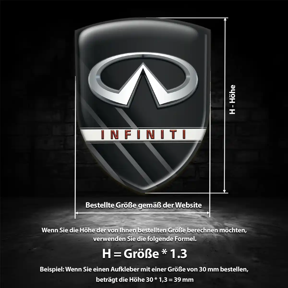 Infiniti Embleme Premium-Edition