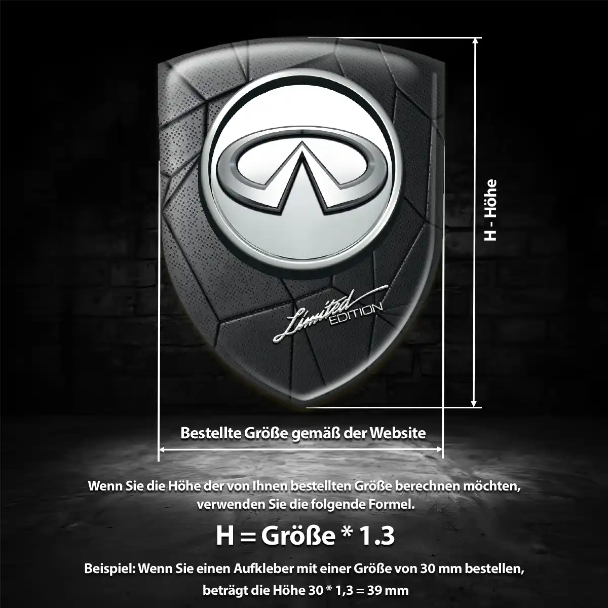 Infiniti Embleme Premiumqualität