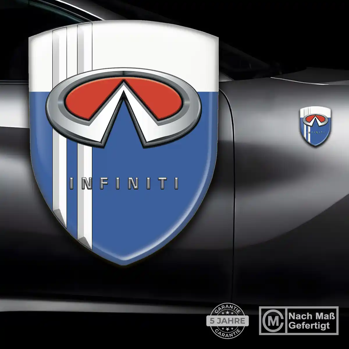 Infiniti Embleme Silikon Aufkleber Auto Edles Design