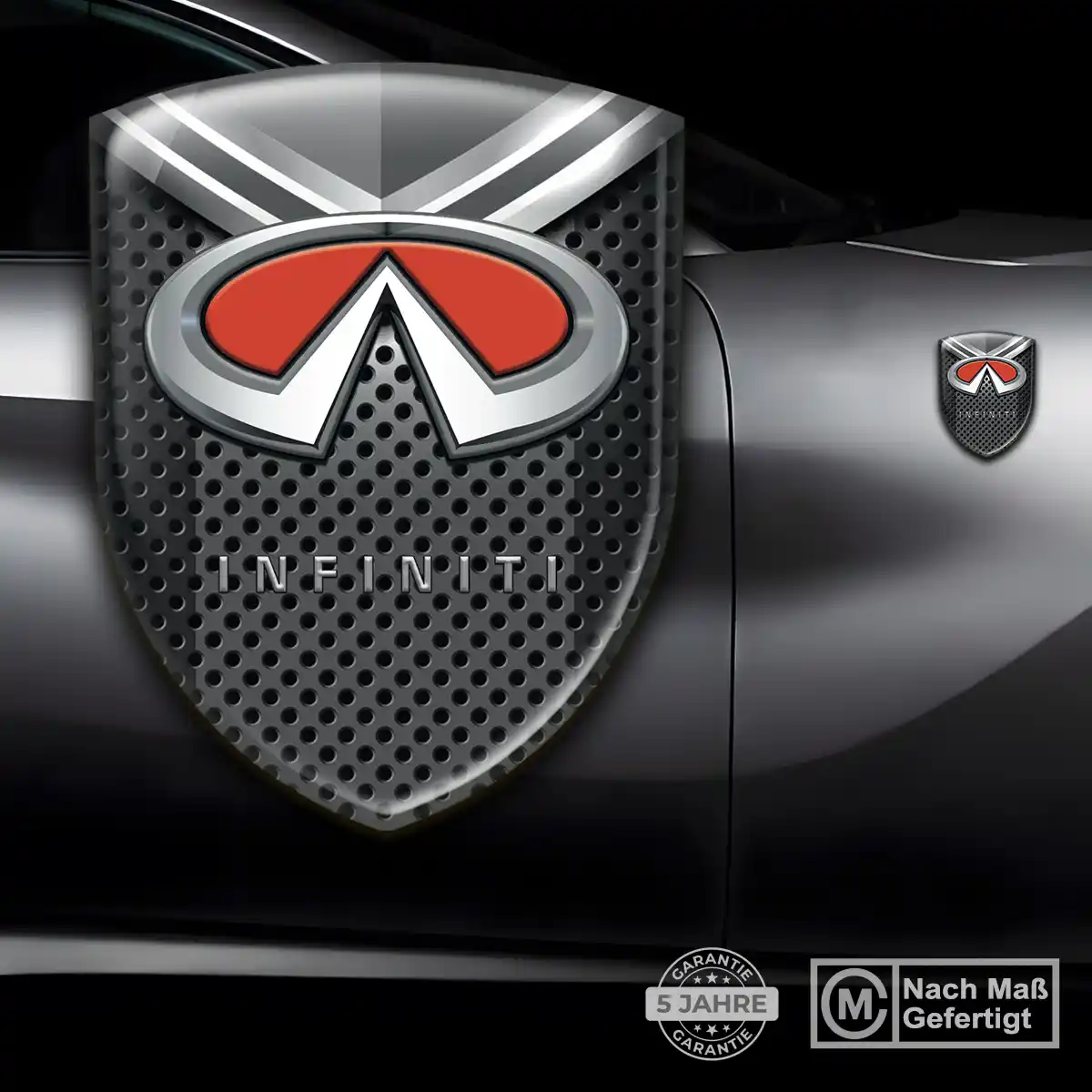 Infiniti Embleme Silikon Aufkleber Auto Höchste Qualität