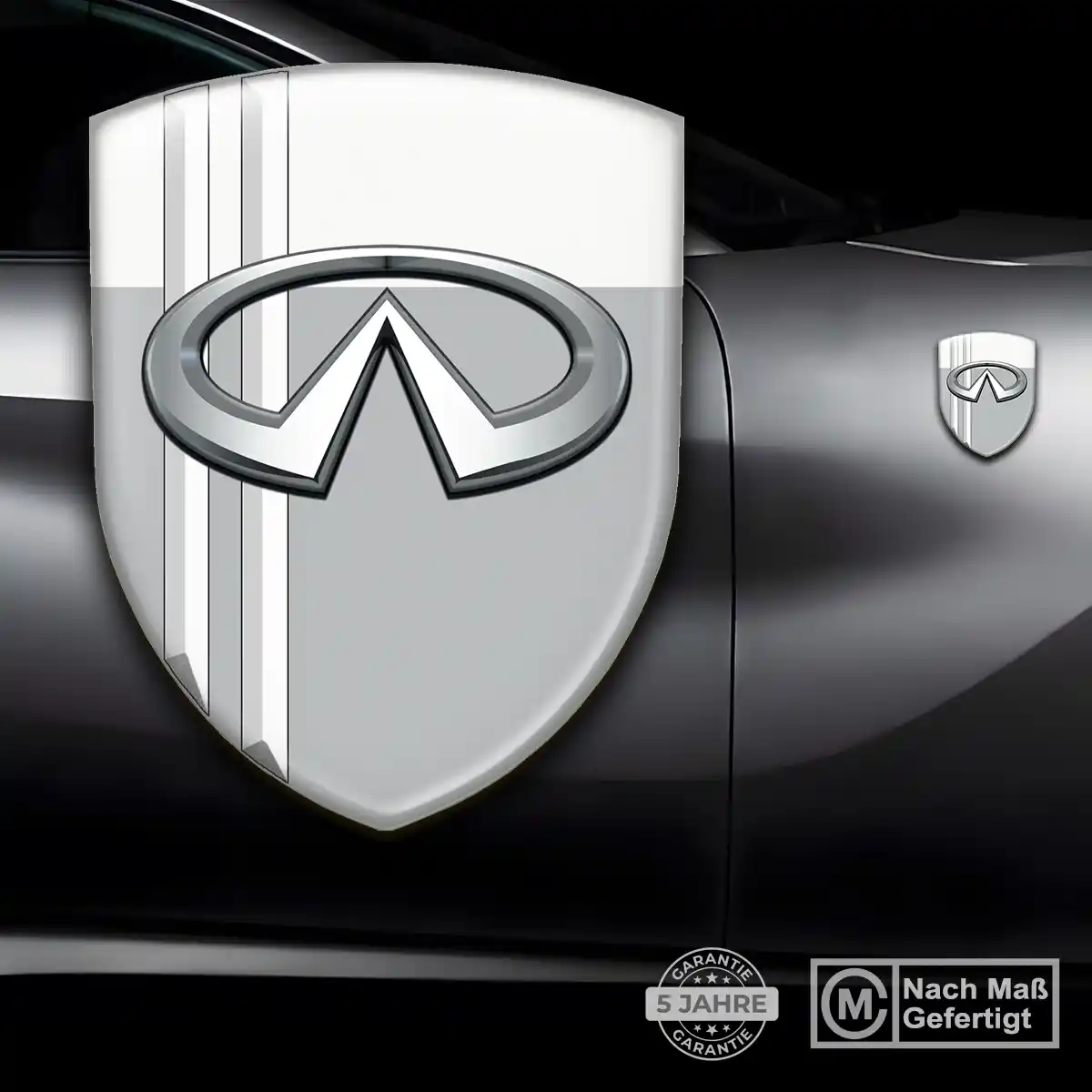 Infiniti Embleme Silikon Aufkleber Auto Interieurdesign