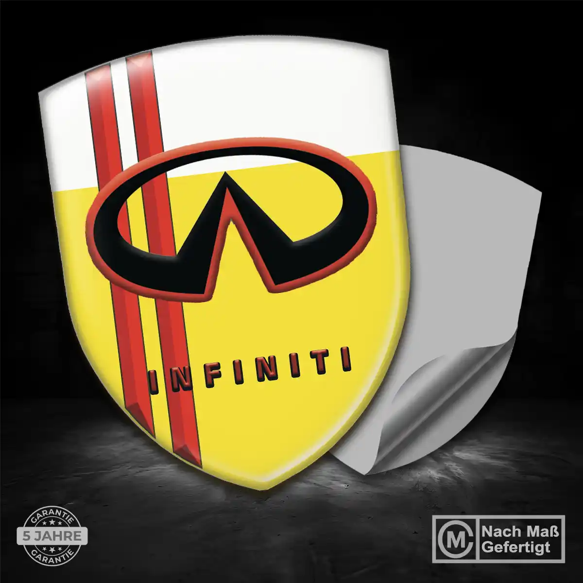Infiniti Embleme Silikon Aufkleber Auto Luxus-Edition