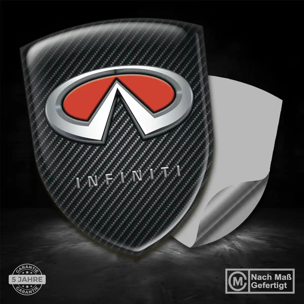 Infiniti Embleme Silikon Aufkleber Auto Modernes Design