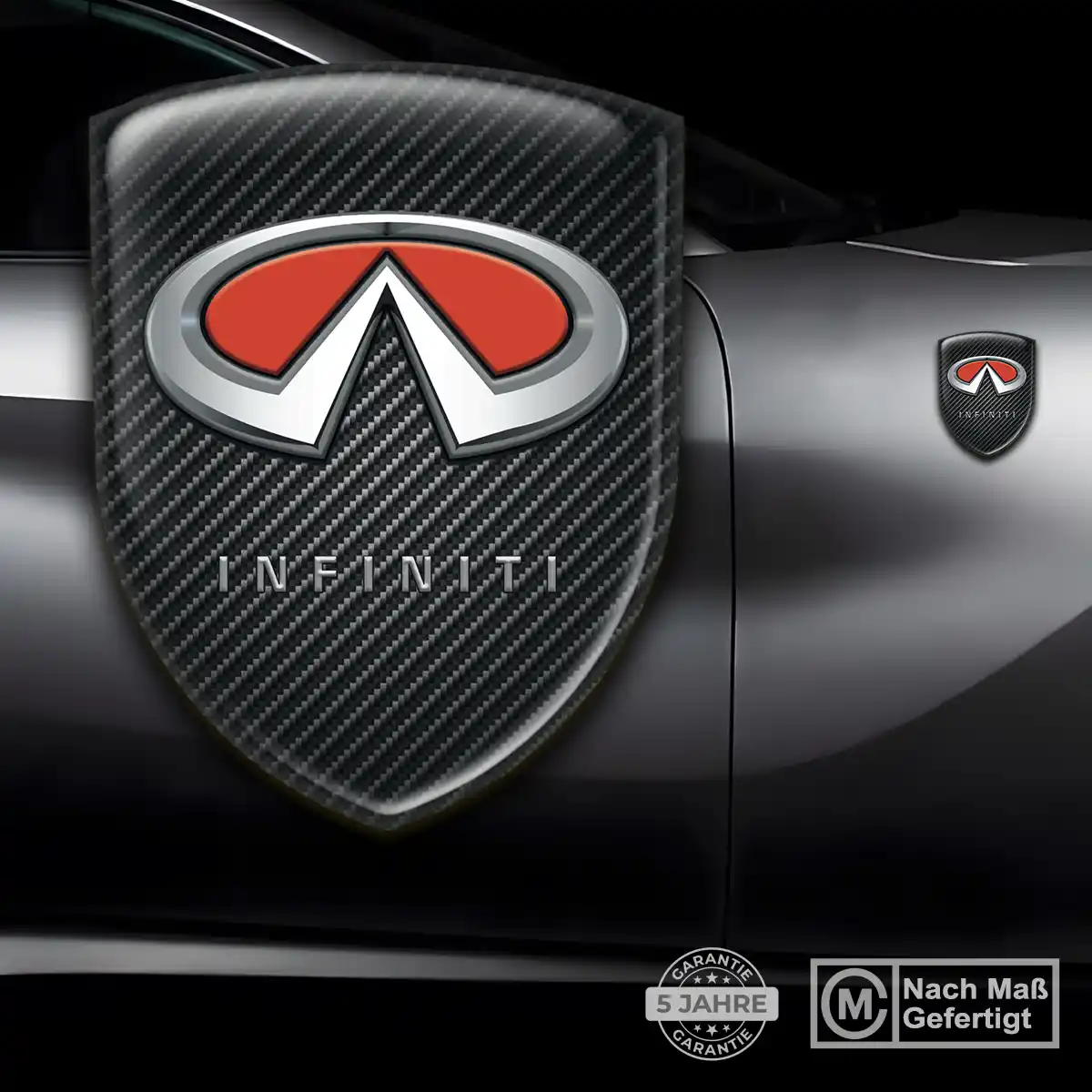 Infiniti Embleme Silikon Aufkleber Auto Modernes Design