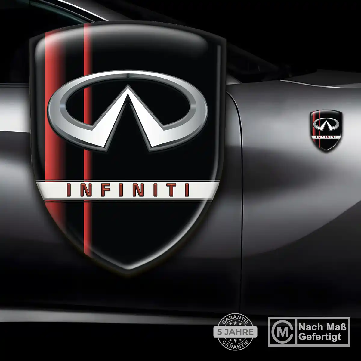 Infiniti Embleme Silikon Aufkleber Auto Premium-Edition