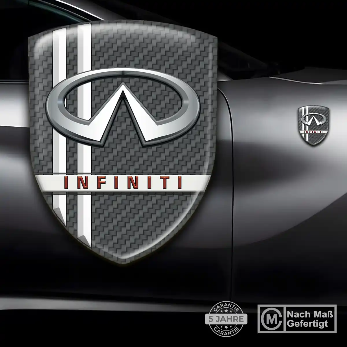 Infiniti Embleme Silikon Aufkleber Auto Spitzenqualität