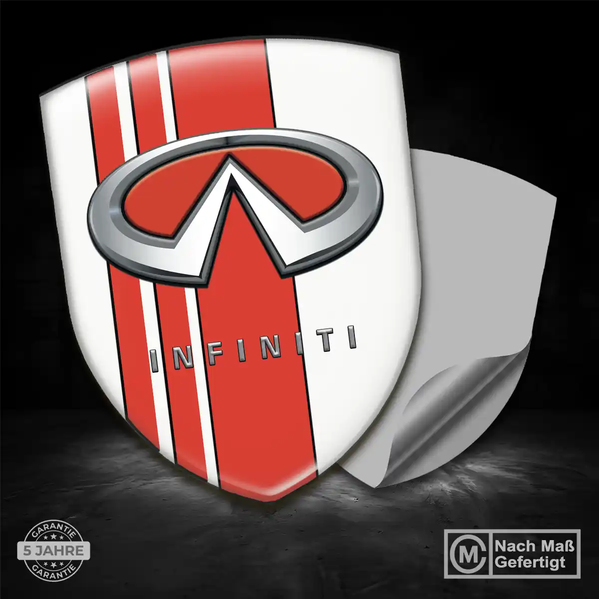 Infiniti Embleme Silikon Aufkleber Exterieurdesign