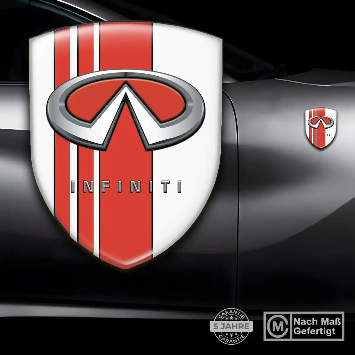 Infiniti Embleme Silikon Aufkleber Exterieurdesign