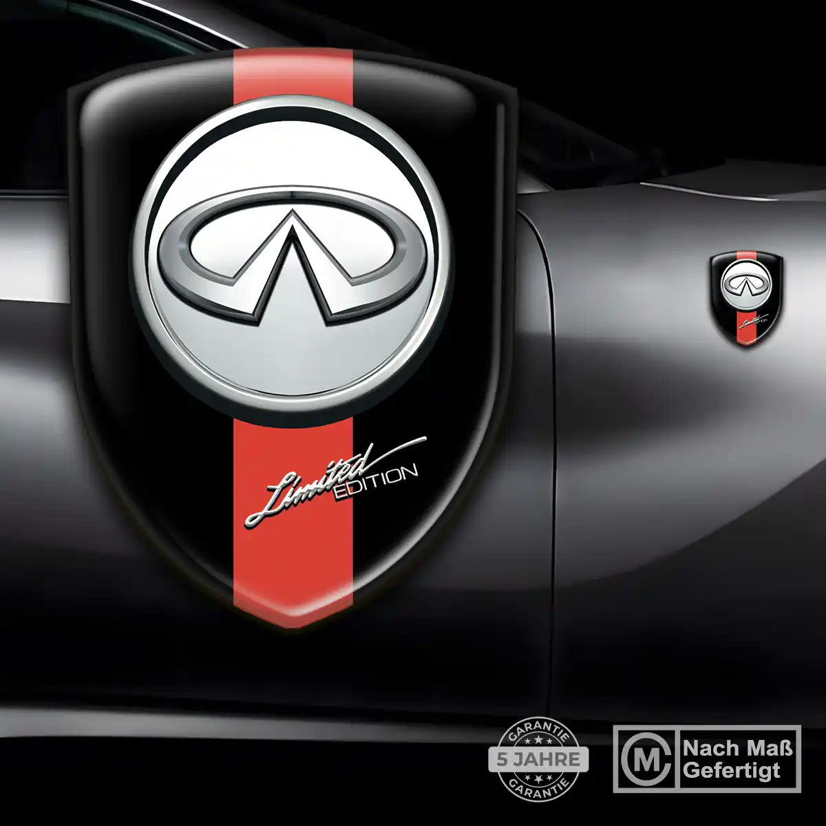Infiniti Embleme Silikon Aufkleber Höchste Qualität