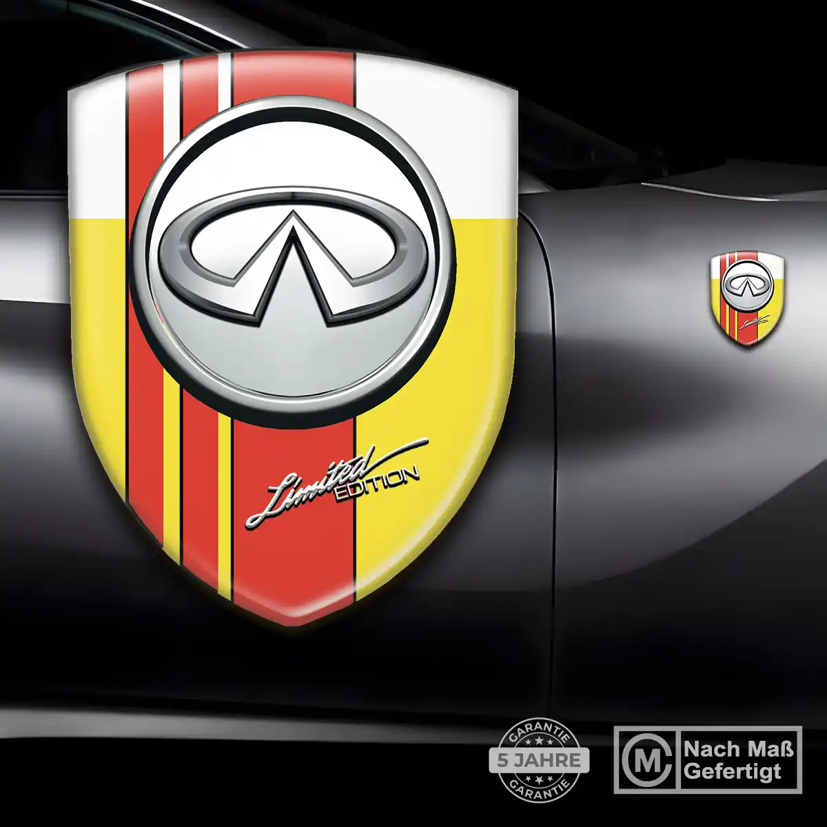 Infiniti Embleme Silikon Aufkleber Hohe Qualität