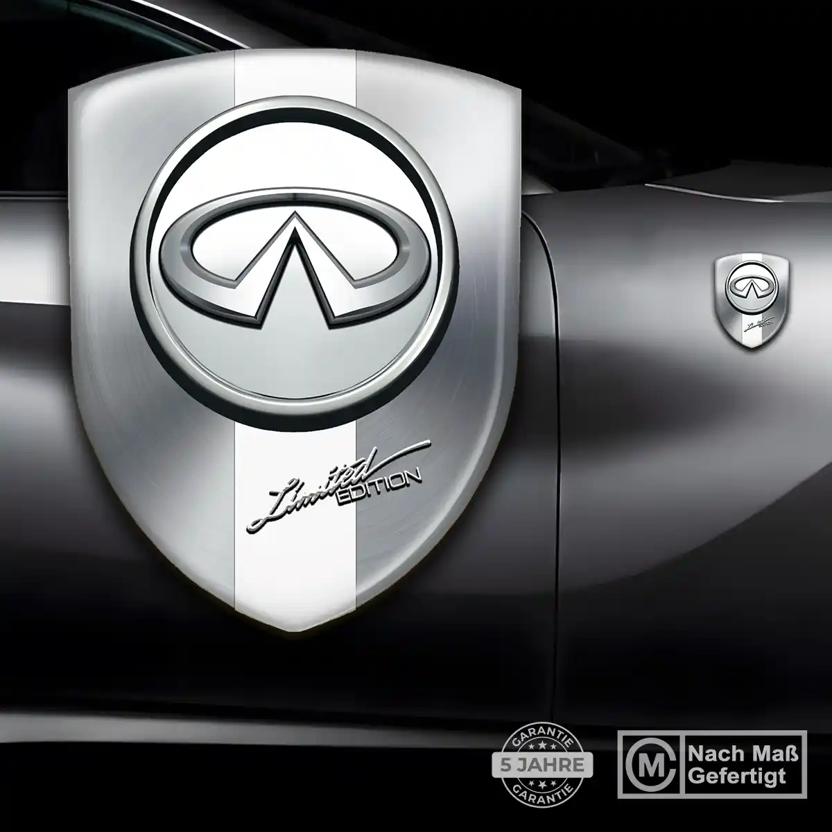Infiniti Embleme Silikon Aufkleber Interieurdesign