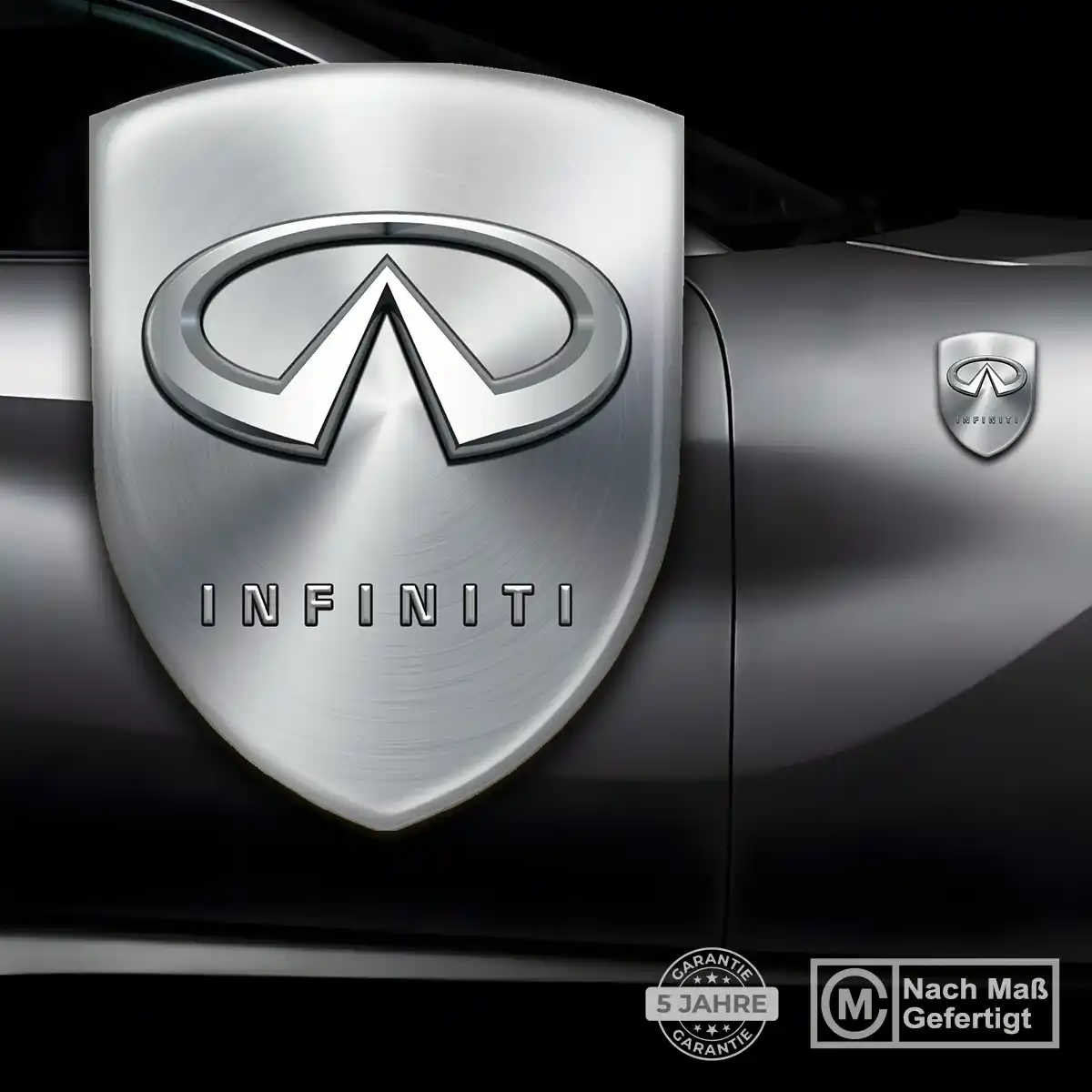 Infiniti Embleme Silikon Aufkleber Limitierte Auflage