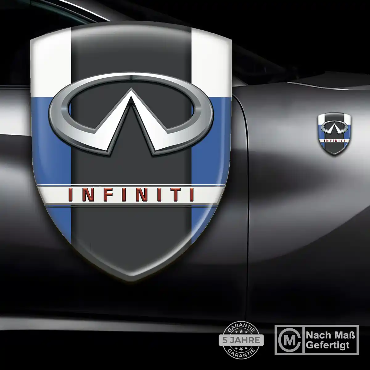 Infiniti Embleme Silikon Aufkleber Luxus-Edition