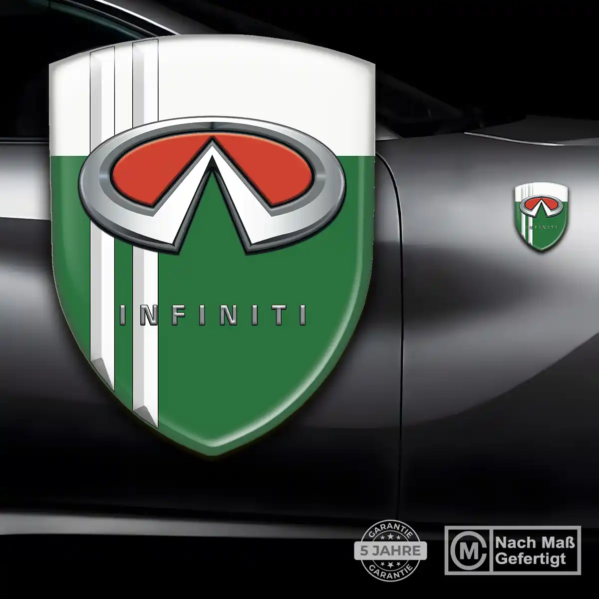 Infiniti Embleme Silikon Aufkleber Premium-Edition