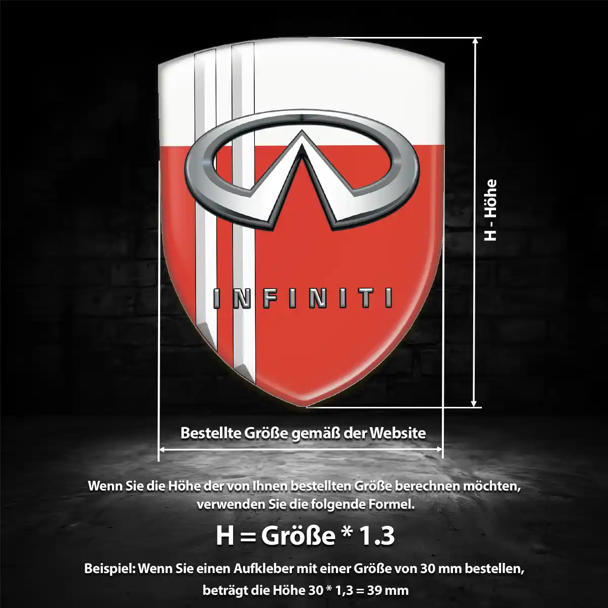 Infiniti Embleme Tuningfahrzeug
