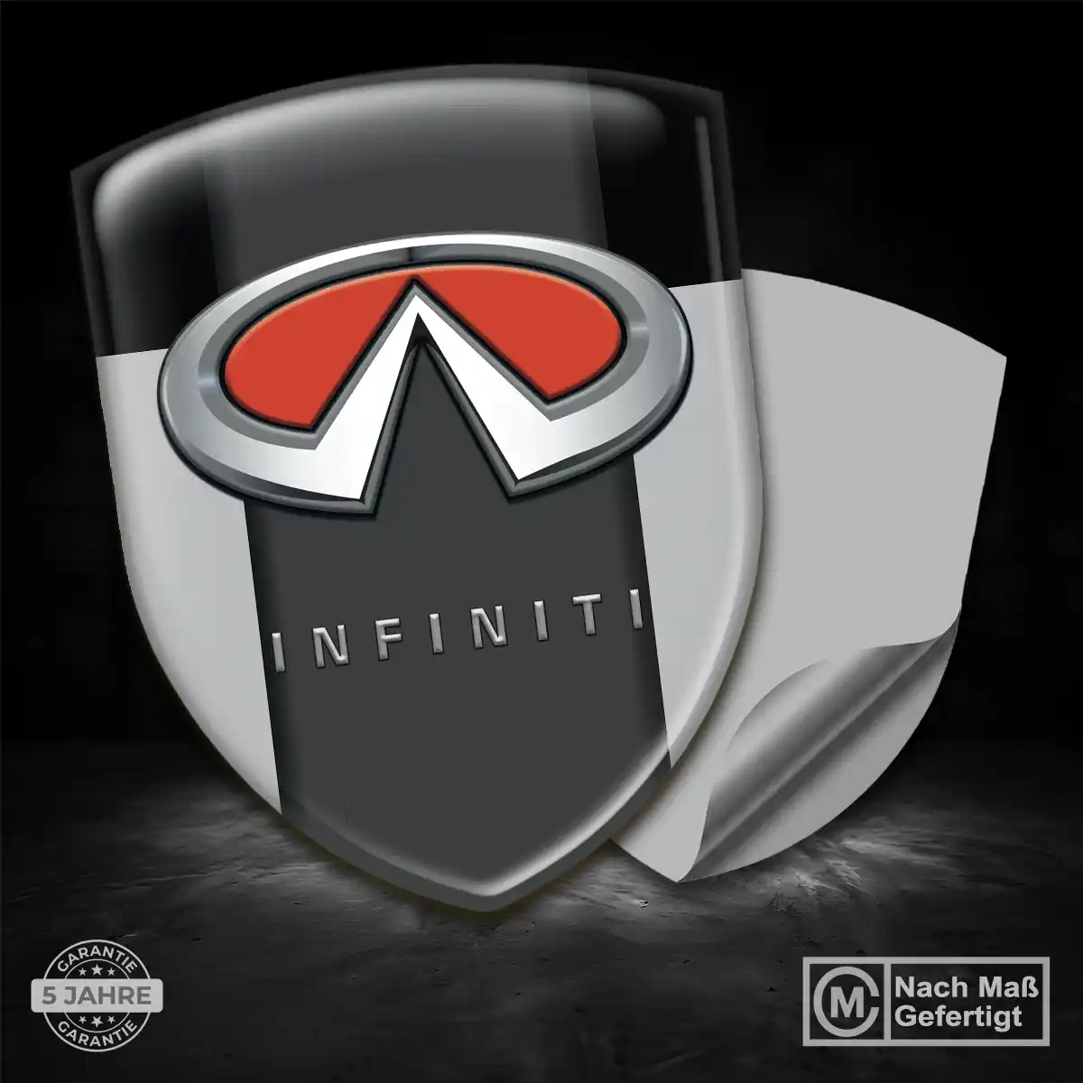 Infiniti Silikon Aufkleber Anspruchsvolles Design