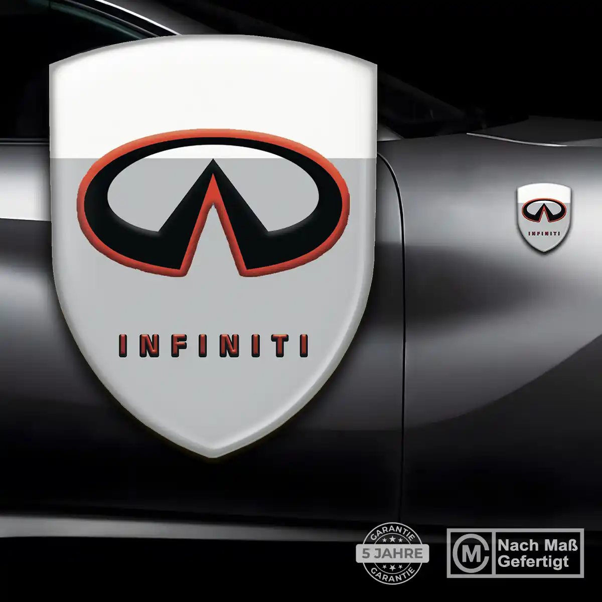 Infiniti Silikon Aufkleber Ausdrucksstarkes Design