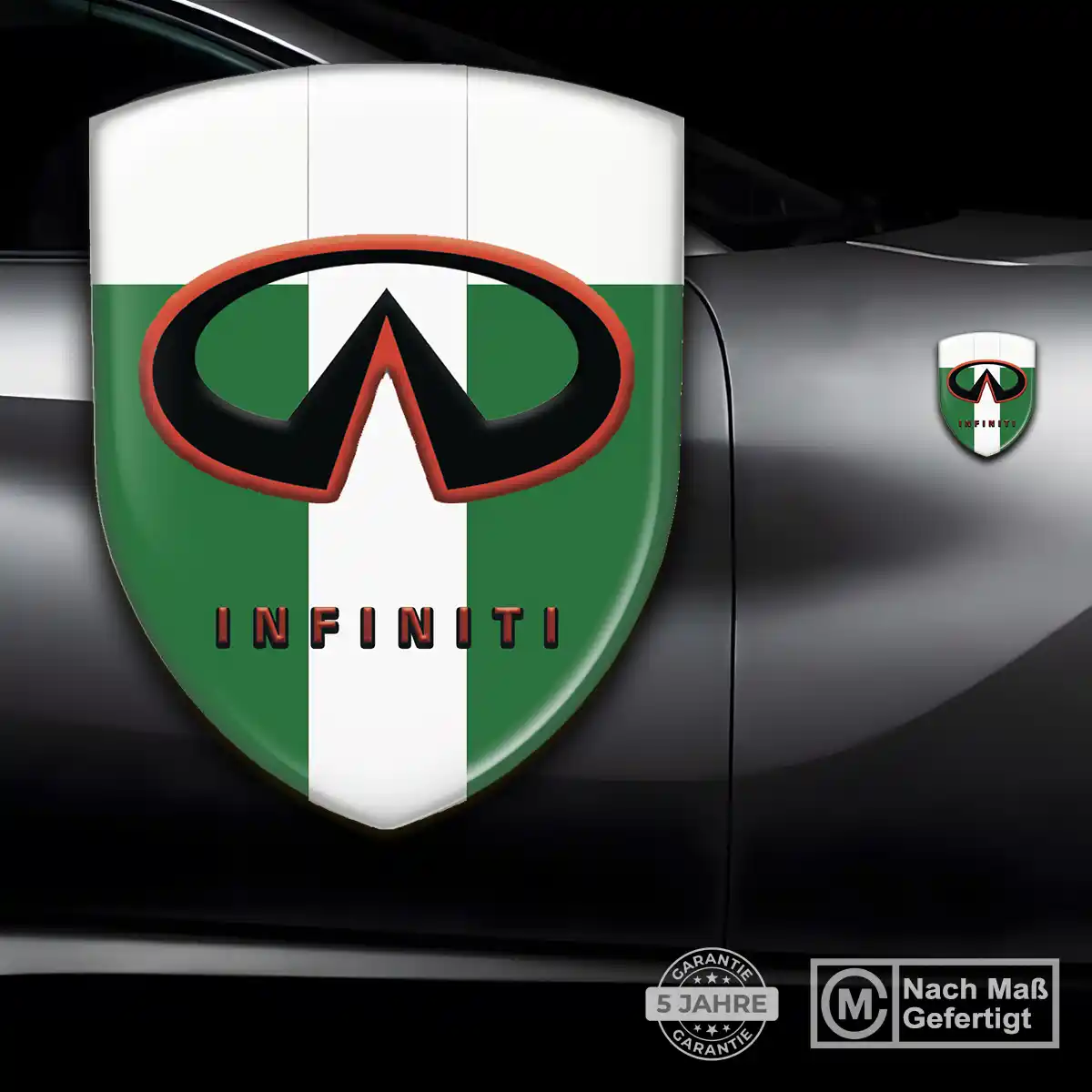 Infiniti Silikon Aufkleber Auto Anspruchsvolles Design