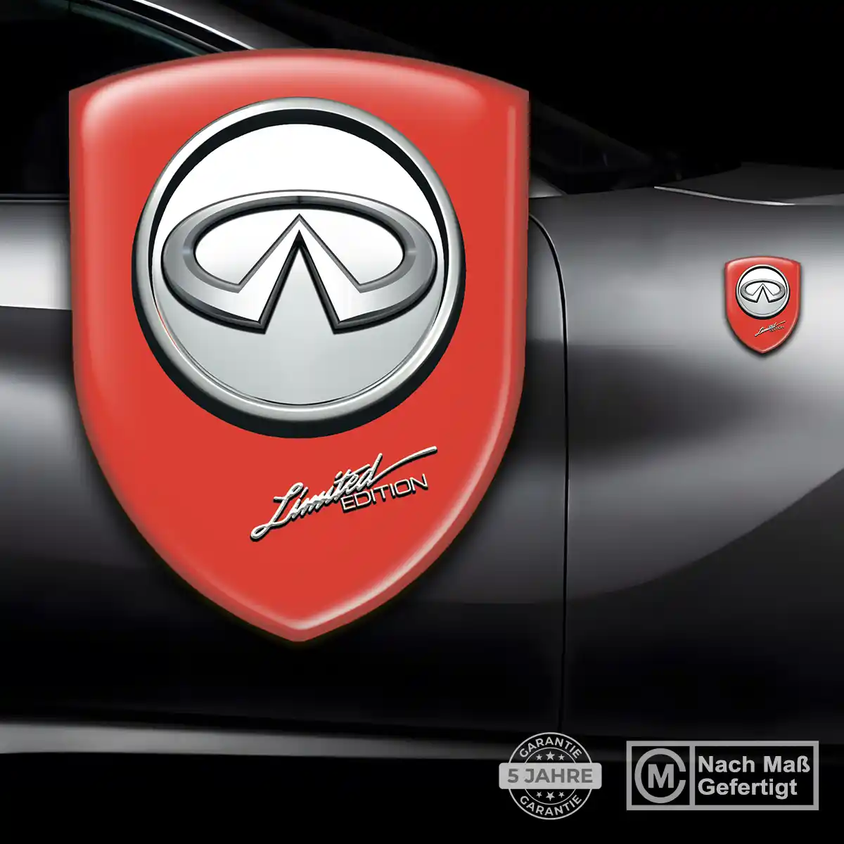 Infiniti Silikon Aufkleber Auto Ausdrucksstarkes Design