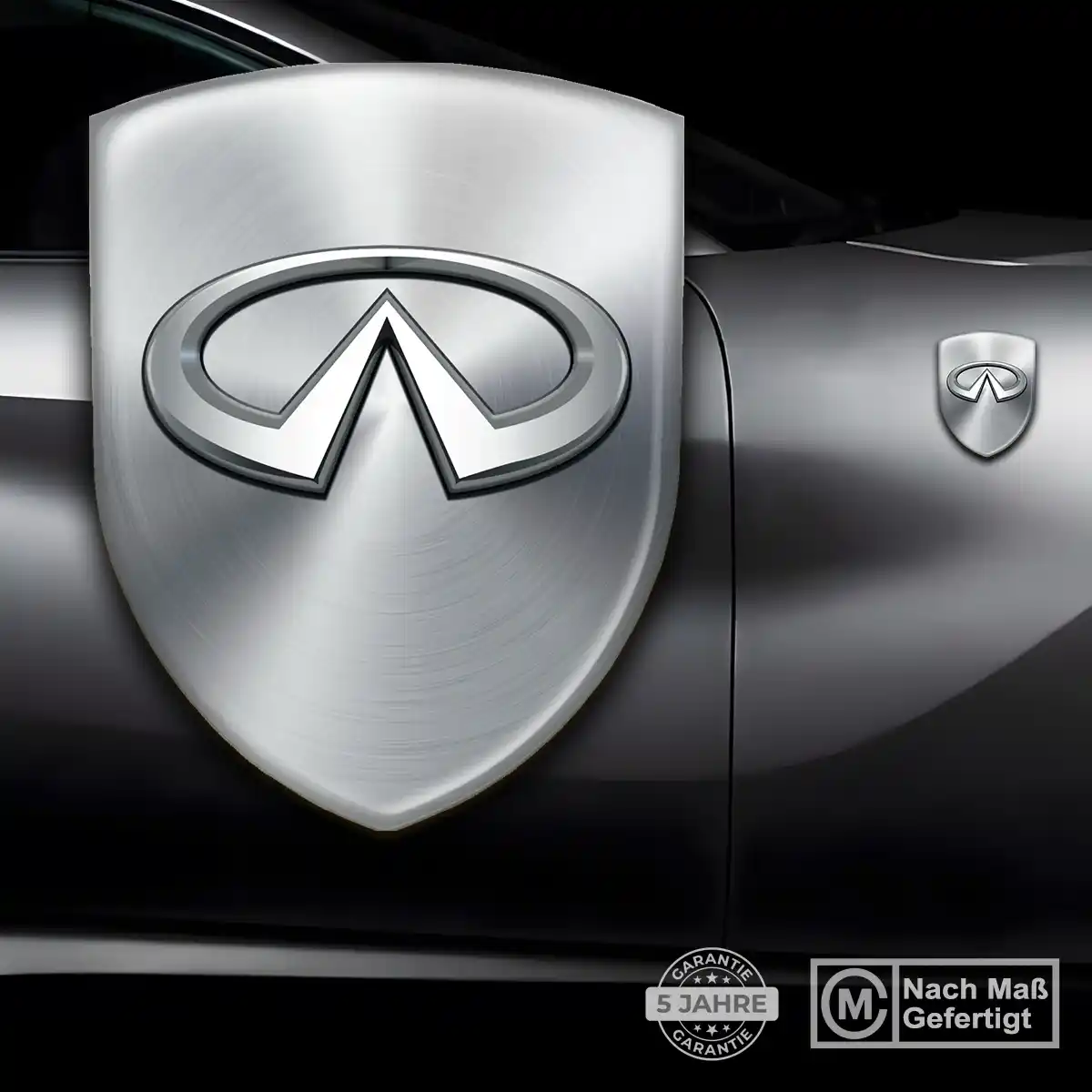 Infiniti Silikon Aufkleber Auto Elegantes Design