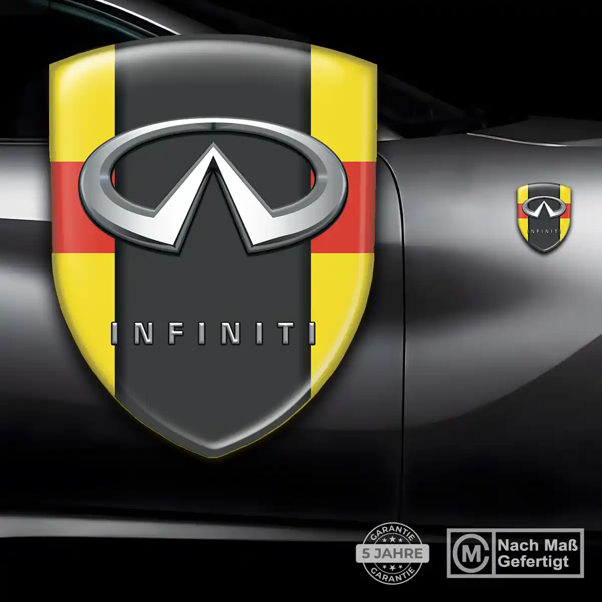 Infiniti Silikon Aufkleber Auto Exterieurdesign