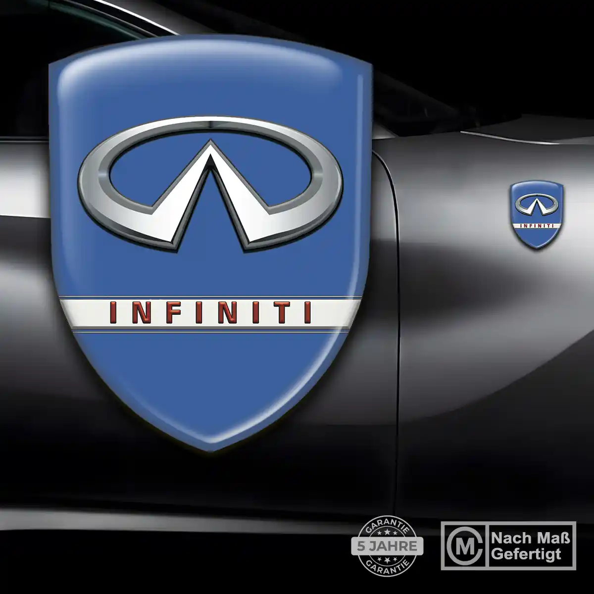 Infiniti Silikon Aufkleber Auto Hochwertiges Harz