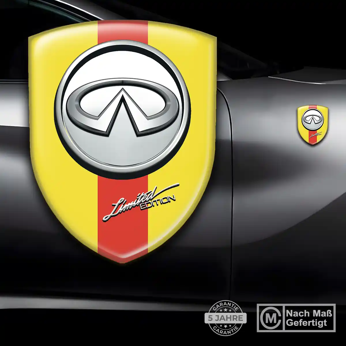 Infiniti Silikon Aufkleber Auto Interieurdesign