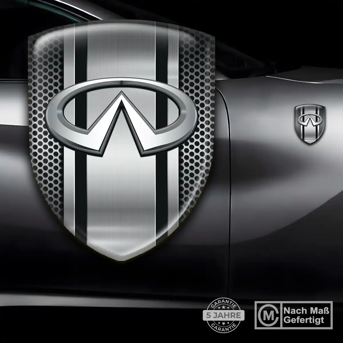 Infiniti Silikon Aufkleber Auto Modernes Design