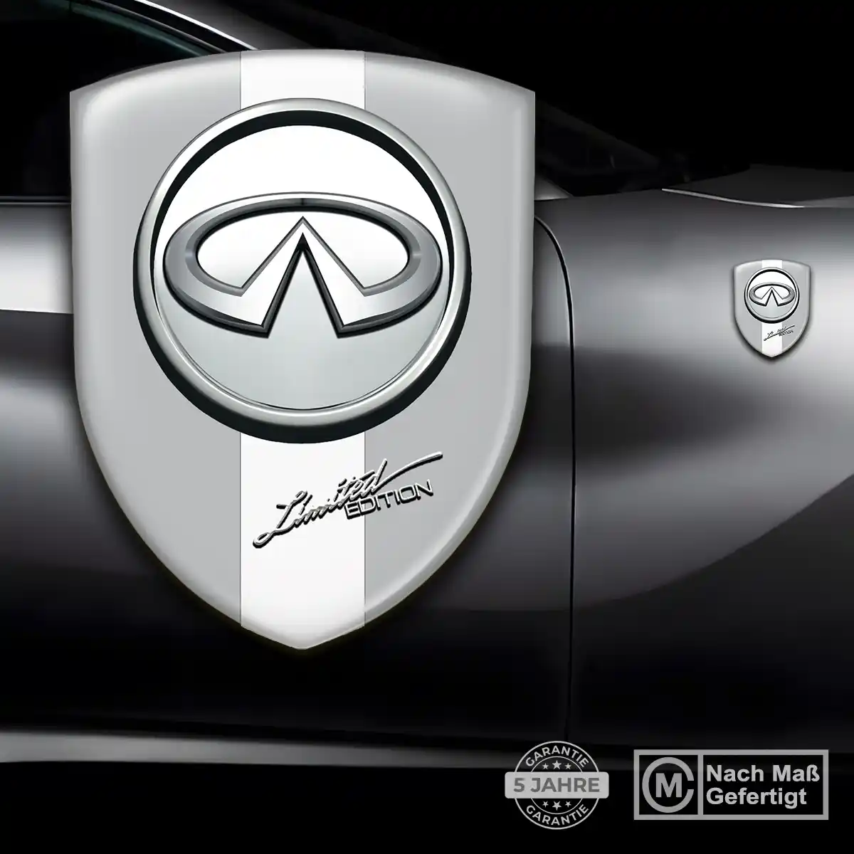 Infiniti Silikon Aufkleber Elegantes Design
