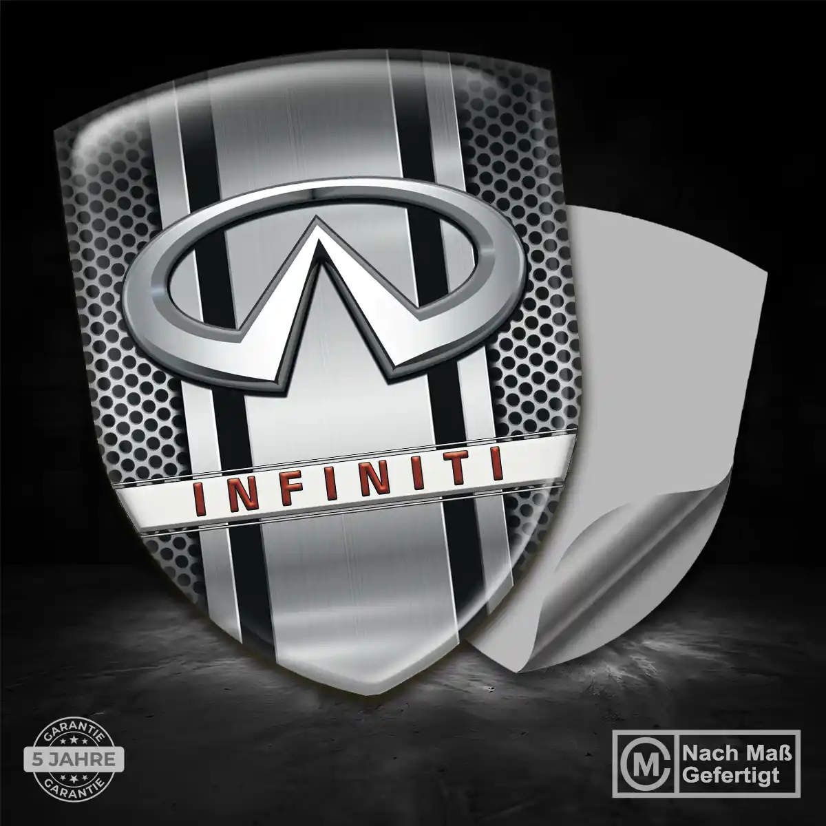Infiniti Silikon Aufkleber Embleme Auto Exterieurdesign