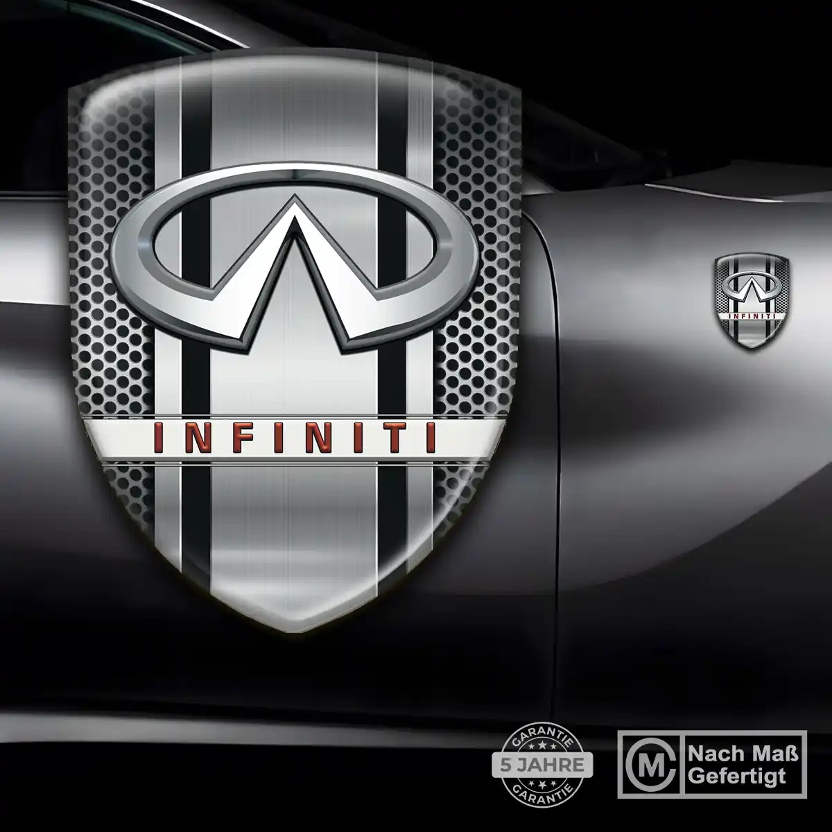 Infiniti Silikon Aufkleber Embleme Auto Exterieurdesign